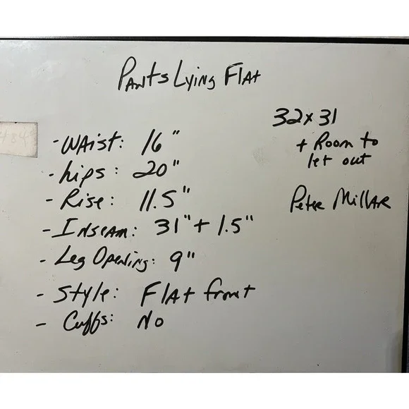 Peter Millar 40R 32W Dark Navy Blue Gray Pinstripe 2 Piece Suit Jacket Pants - Picture 12 of 16